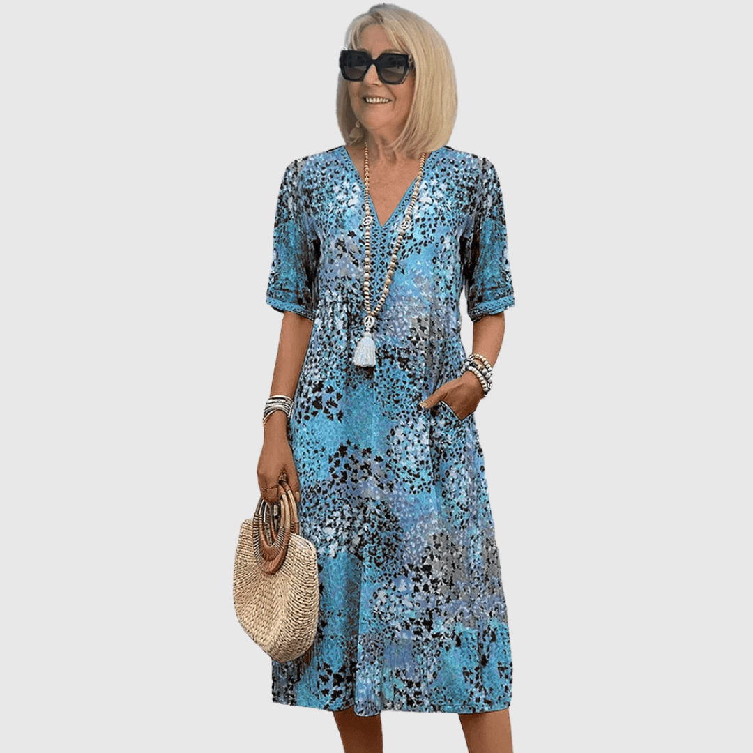 Skyler | Ocean Breeze Midi Dress