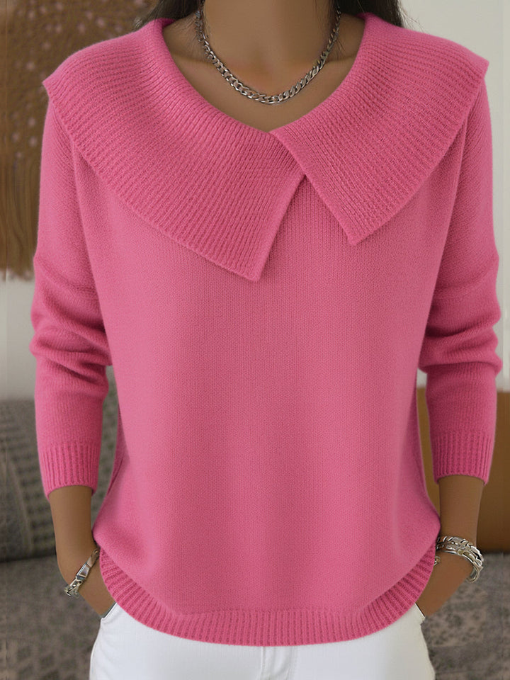 Lucia | Warm Sweater with Soft Collar